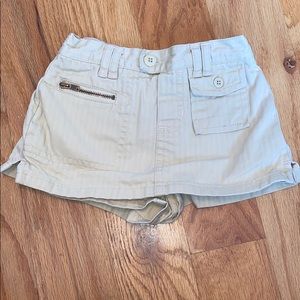 Vintage Old Navy Toddler Khaki Skort